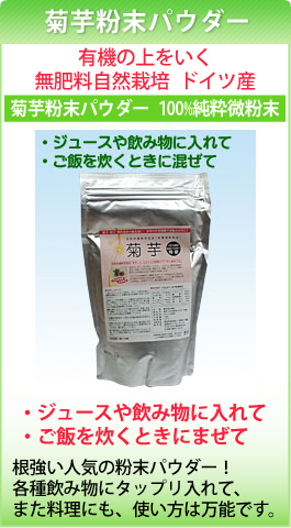 菊芋粉末パウダー